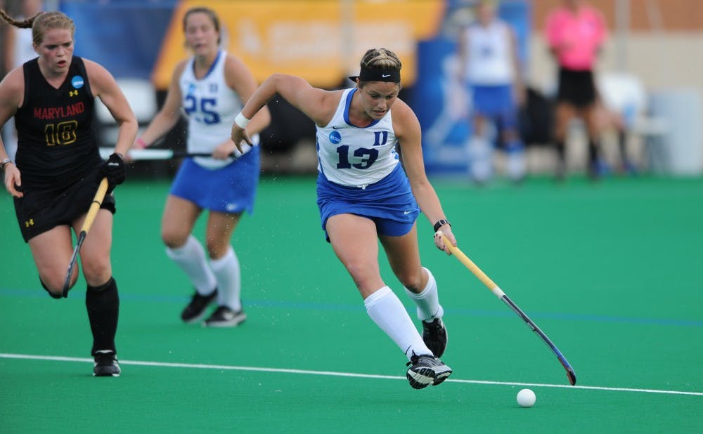 Senior Jessica Buttinger's first half goal was key to the Blue Devils' 4-1 victory against Central Michigan Sunday.