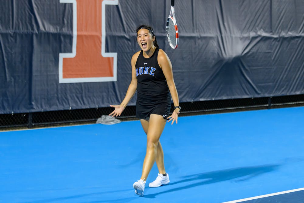 Kelly Chen delivered Duke to the Final Four with a crucial three-set win against N.C. State.