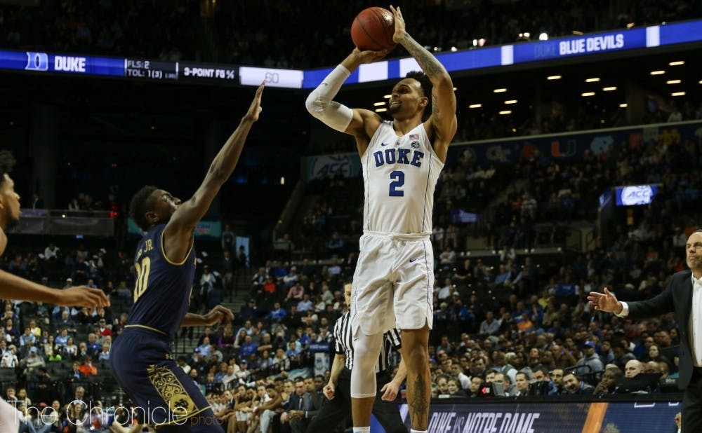 Gary Trent Jr. has started every game for the Blue Devils this year.