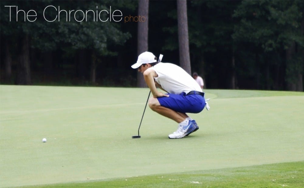 <p>Alex Smalley finished tied for third at even-par to help Duke qualify for the NCAA championship.</p>