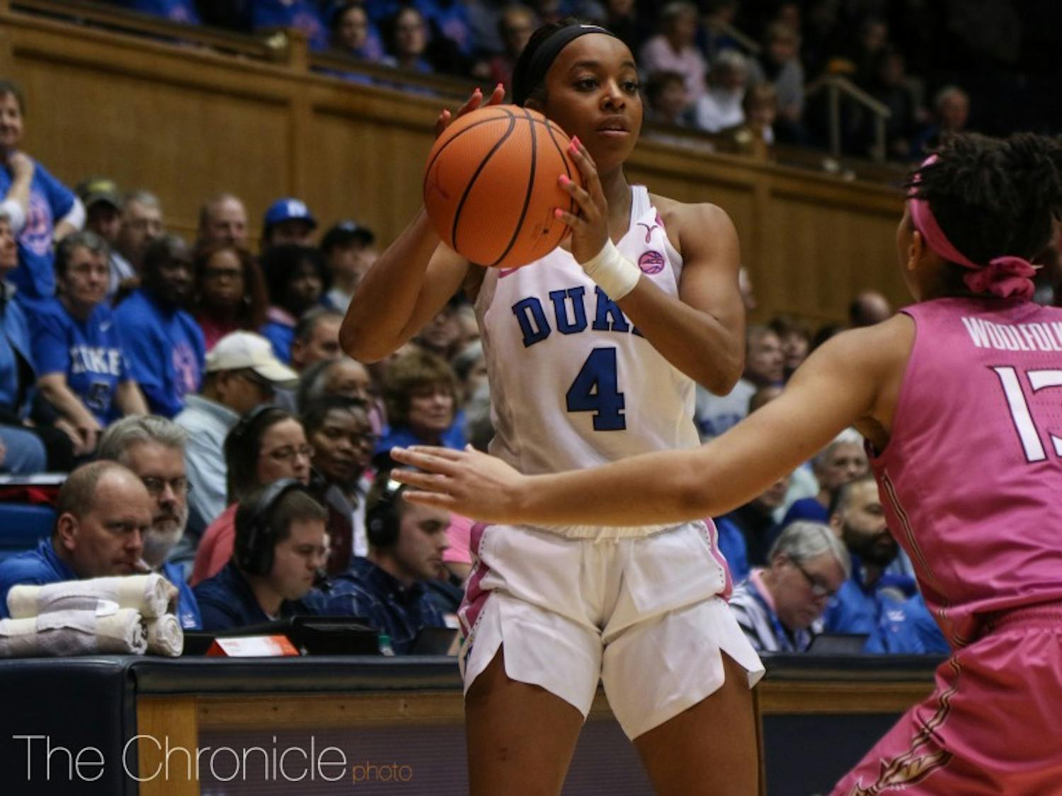 Lexie Brown took control in the second half and finished with nearly 30 points.