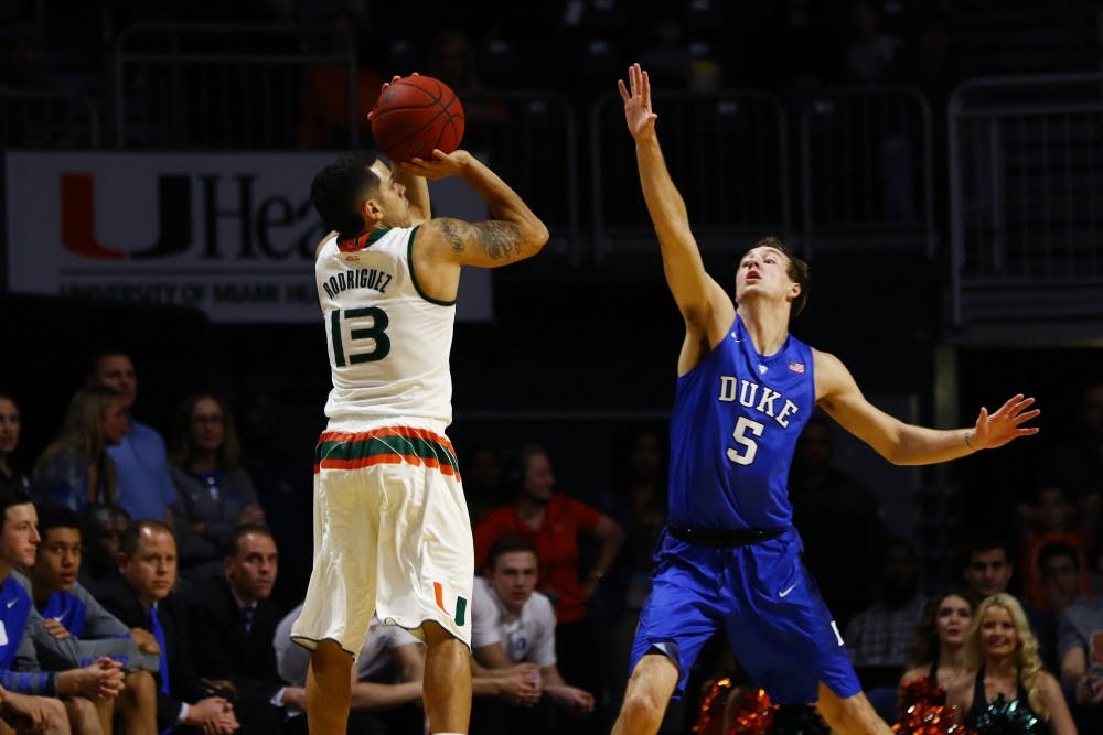 For the second straight year,&nbsp;Miami point guard Angel Rodriguez was a thorn in Duke's side,&nbsp;stuffing the stat shat with 13&nbsp;points, 11&nbsp;assists and just one turnover.