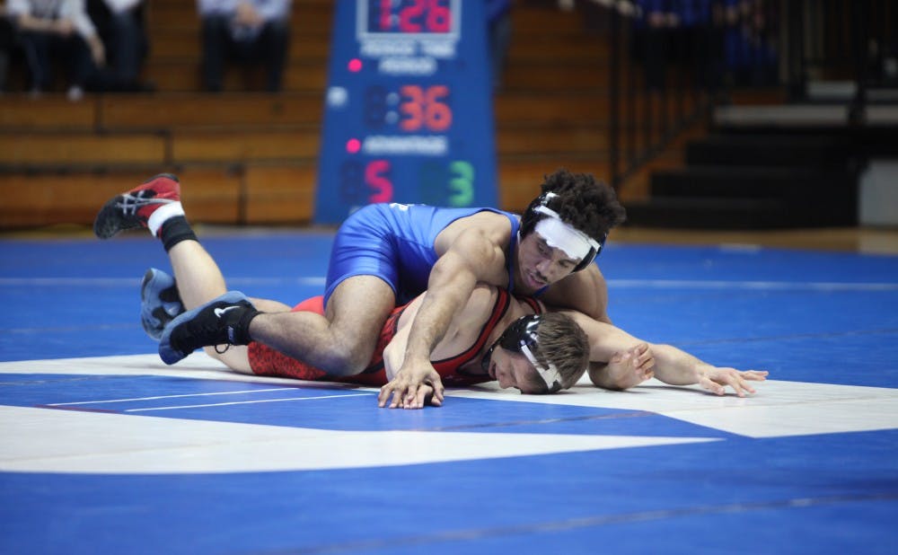 Duke picked up three individual victories this weekend but fell 25-10 to Ohio State.