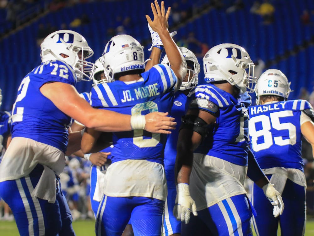 The Blue Devils remain at No. 21 after taking down Lafayette 42-7 in Week 2.