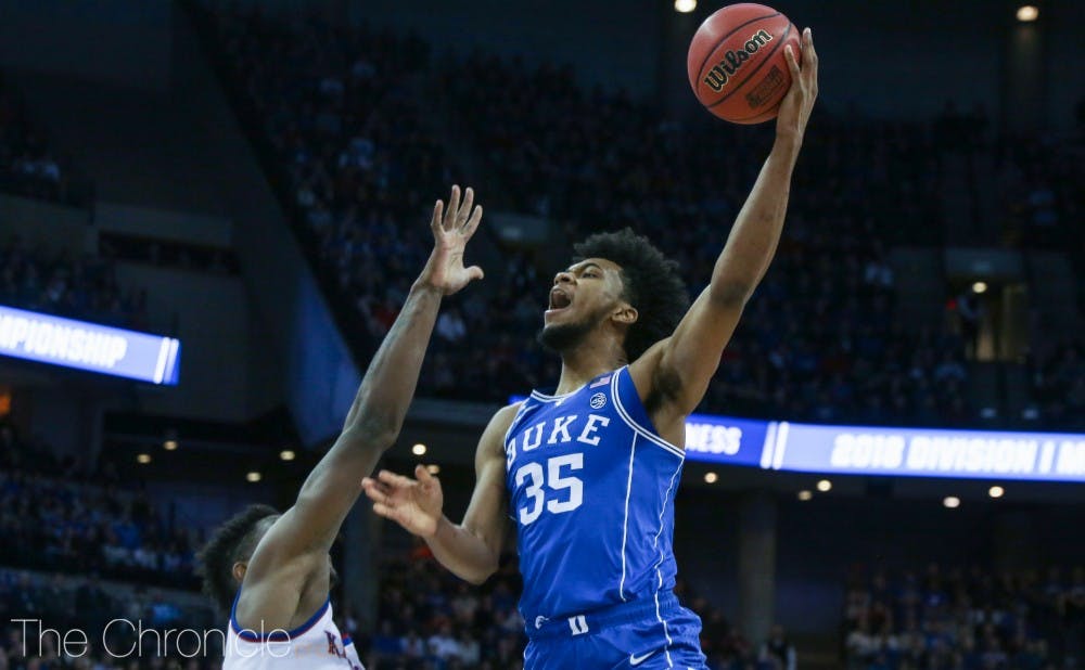 Bagley enjoyed one of the most productive seasons in program history in his lone year at Duke. 