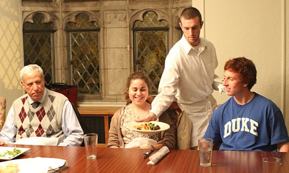 Plate &amp;amp;amp;amp; Pitchfork, a restaurant in the West Union Building, employs eight undergraduates to serve on its wait staff. The eatery is one of only a handful of campus vendors that hires students, who say they enjoy the unique nature of the job in comparison to other campus positions.