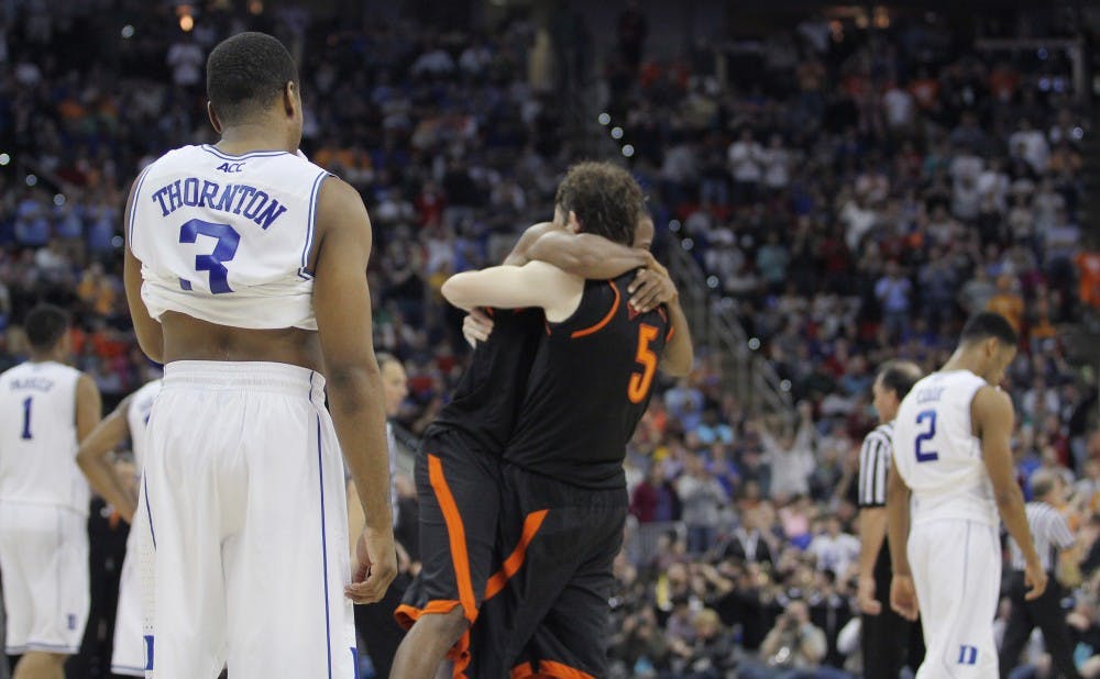 Mercer was left celebrating as the Blue Devils once again failed to make big plays down the stretch.