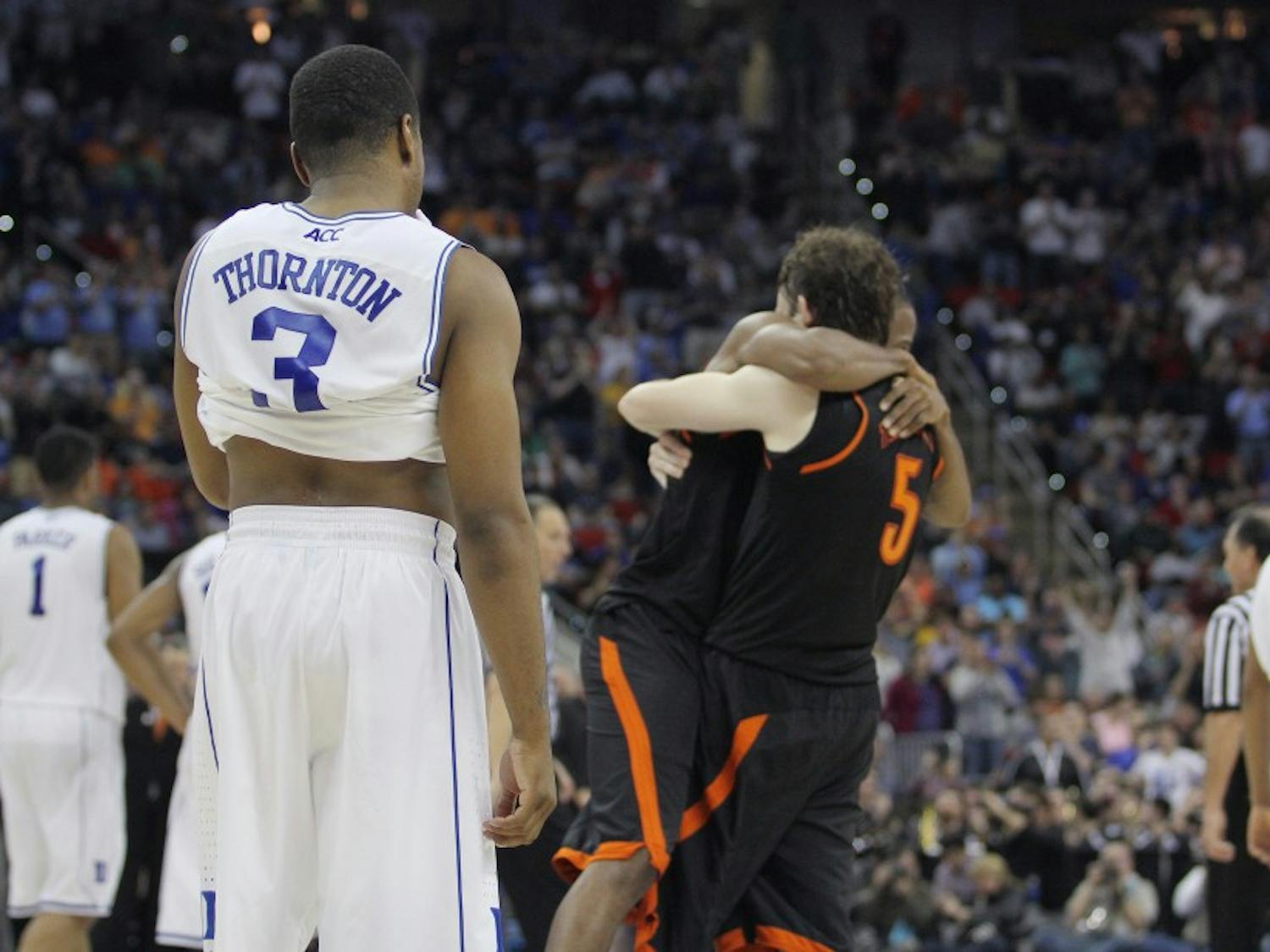 Mercer was left celebrating as the Blue Devils once again failed to make big plays down the stretch.