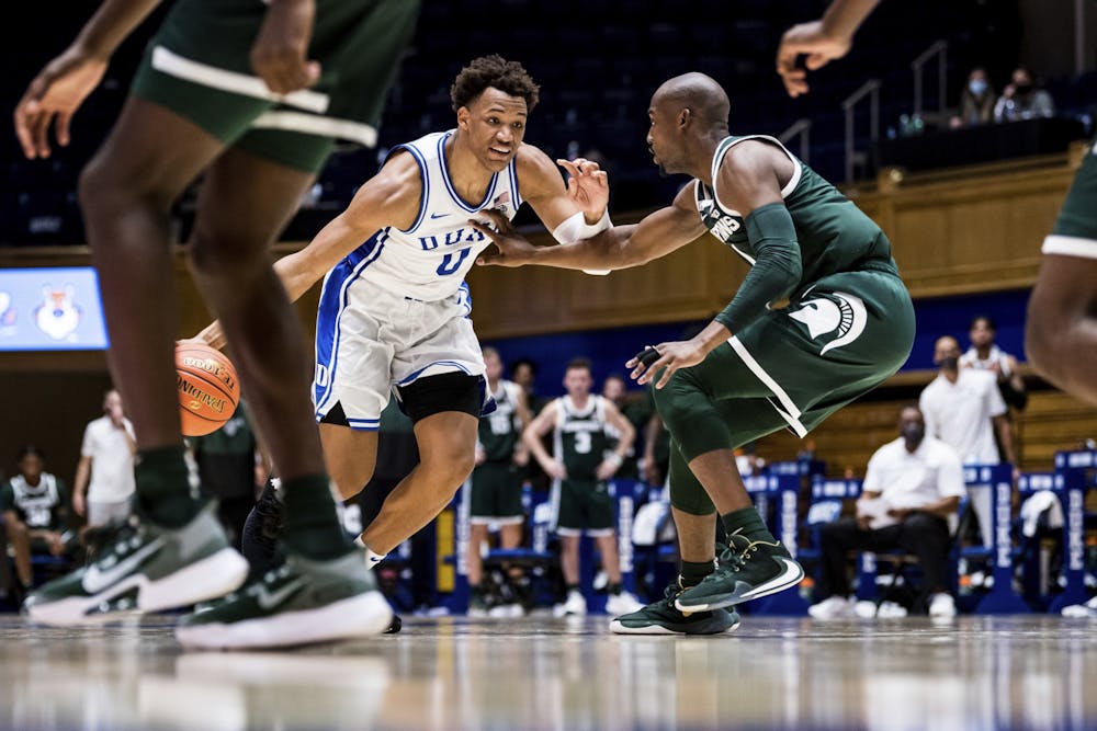 The Blue Devils will need their veterans, particularly Wendell Moore Jr., to step up in the scoring department Friday night.