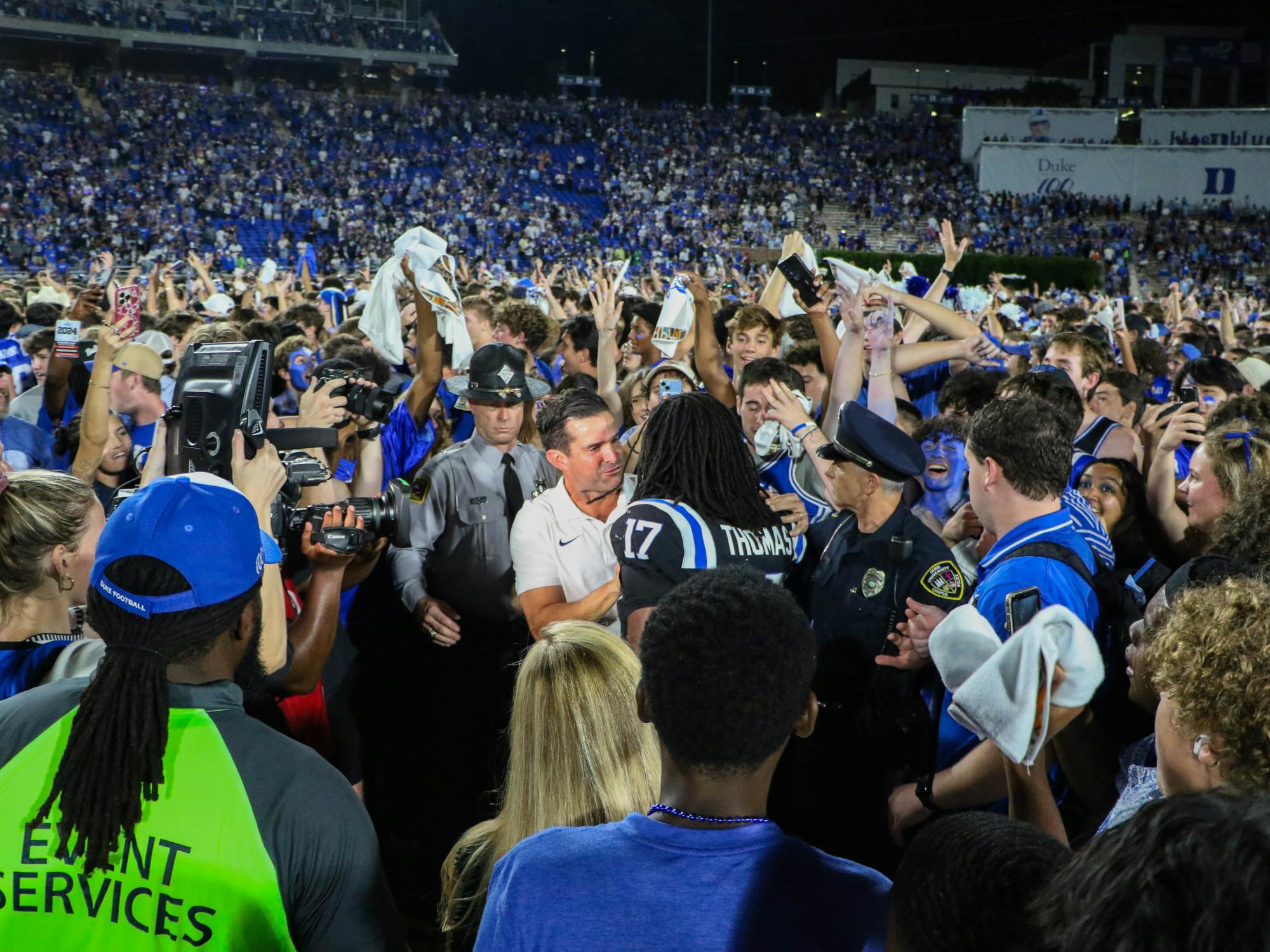 Scenes from Duke football's comeback victory over North Carolina The