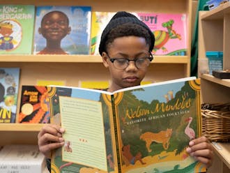 Liberation Station’s “Black Lit Library,” a pop-up library created to be a safe reading space for children of color, was recently added to the Duke Gardens  as a permanent part of the Gardens’ classroom resources.
