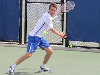 Raphael Hemmeler clinched the match for Duke and propelled them to the ACC Championship semifinals.