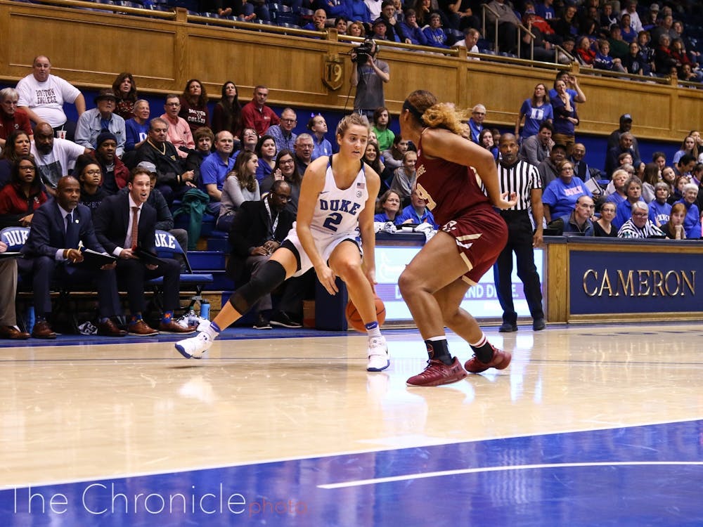 Guard Haley Gorecki has been the mainstay of Duke's offense for the last two years.
