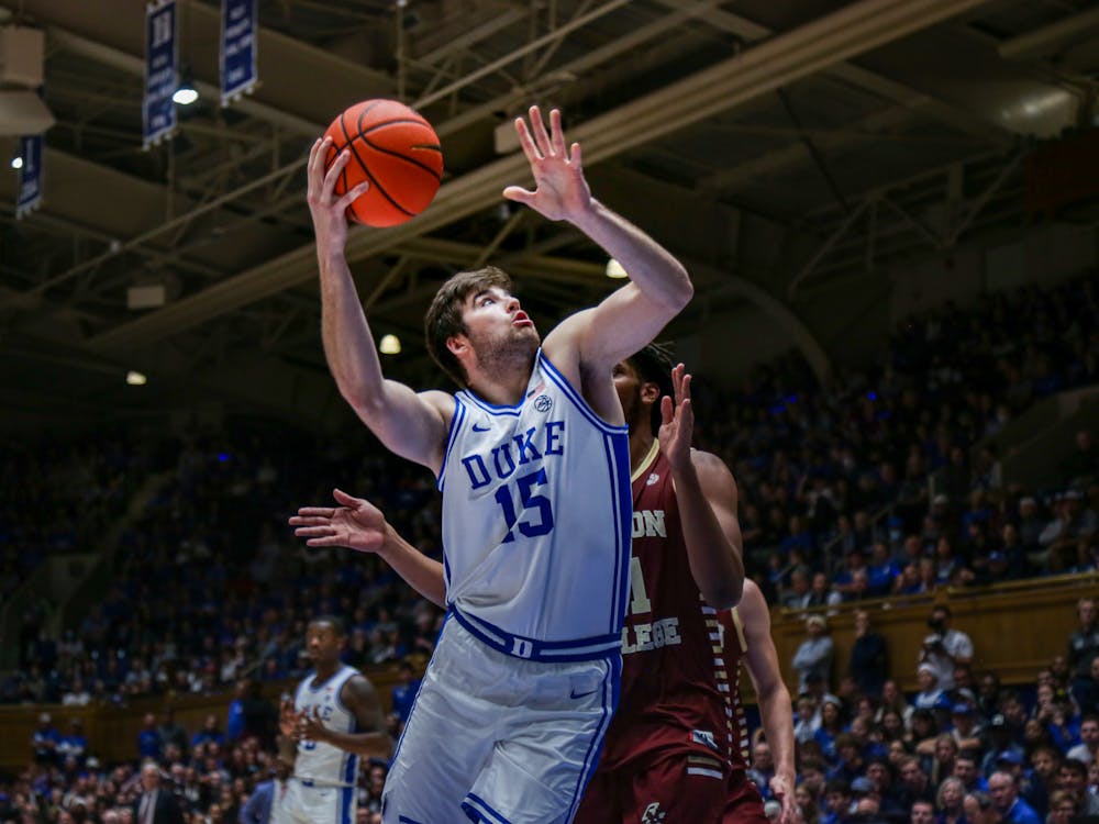 Ryan Young was a bright spot off the bench for Duke in Saturday's well-rounded win against Boston College.