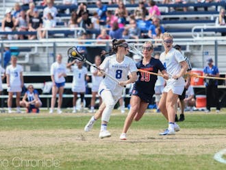 Three goals from Charlotte North were not enough for the Blue Devils to overcome Notre Dame.