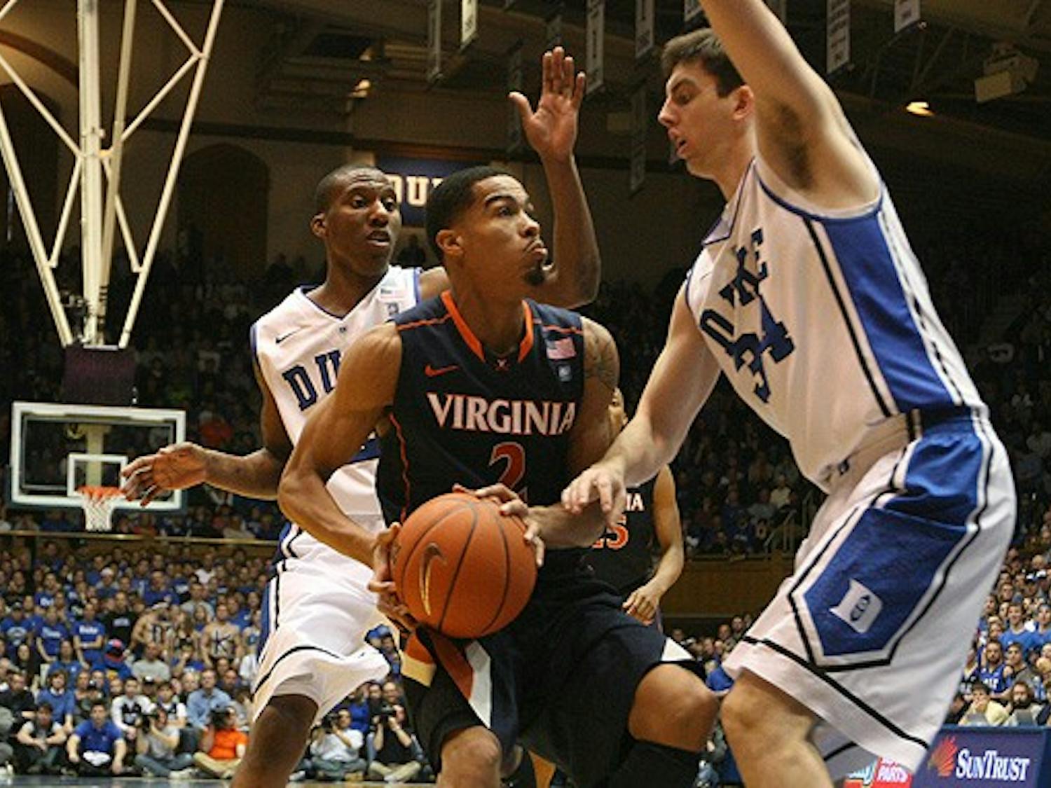 Virginia’s Mustapha Farrakhan scored 15 points in the Cavaliers’ 76-60 loss to Duke in Cameron a month ago.