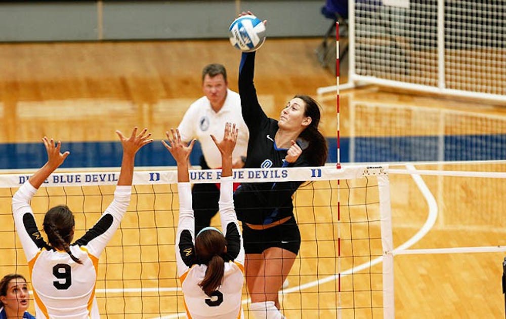 Freshman outside hitter Emily Sklar has been named ACC Volleyball Freshman of the Week twice.