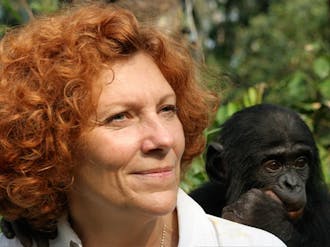 special to The Chronicle 
Bonobo conservationist Claudine André will speak tonight at 7 p.m. in Love Auditorium as part of Duke’s “Primate Palooza.” André is the founder of the only bonobo sanctuary in the Democratic Republic of Congo.