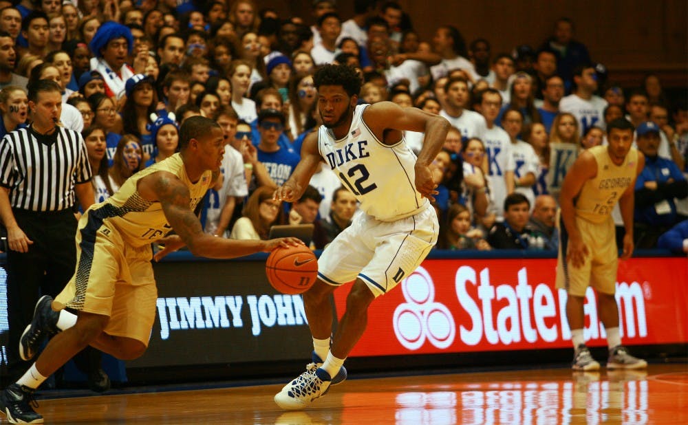 Freshman Justise Winslow has been one of the Blue Devils’ premier defenders and will look to lead the charge against North Carolina.
