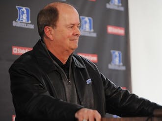 Blue Devil head coach David Cutcliffe looked happy and relieved at a press conference Friday afternoon.