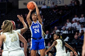 Reigan Richardson's fourth-quarter play helped Duke pull away from Wake Forest for the win.