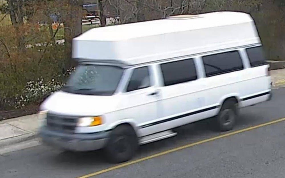 <p>Duke Police posted this photo of the suspicious vehicle involved in the incident.&nbsp;</p>