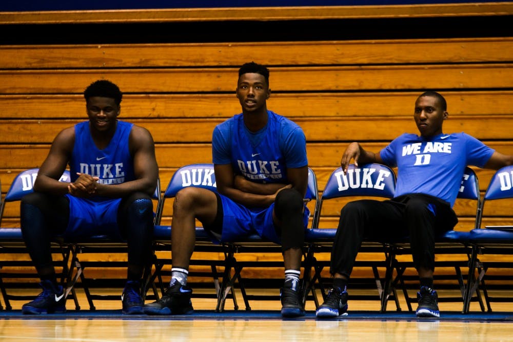 No. 1 recruit Harry Giles has been sidelined following a procedure to clean up scar tissue in his knee.&nbsp;