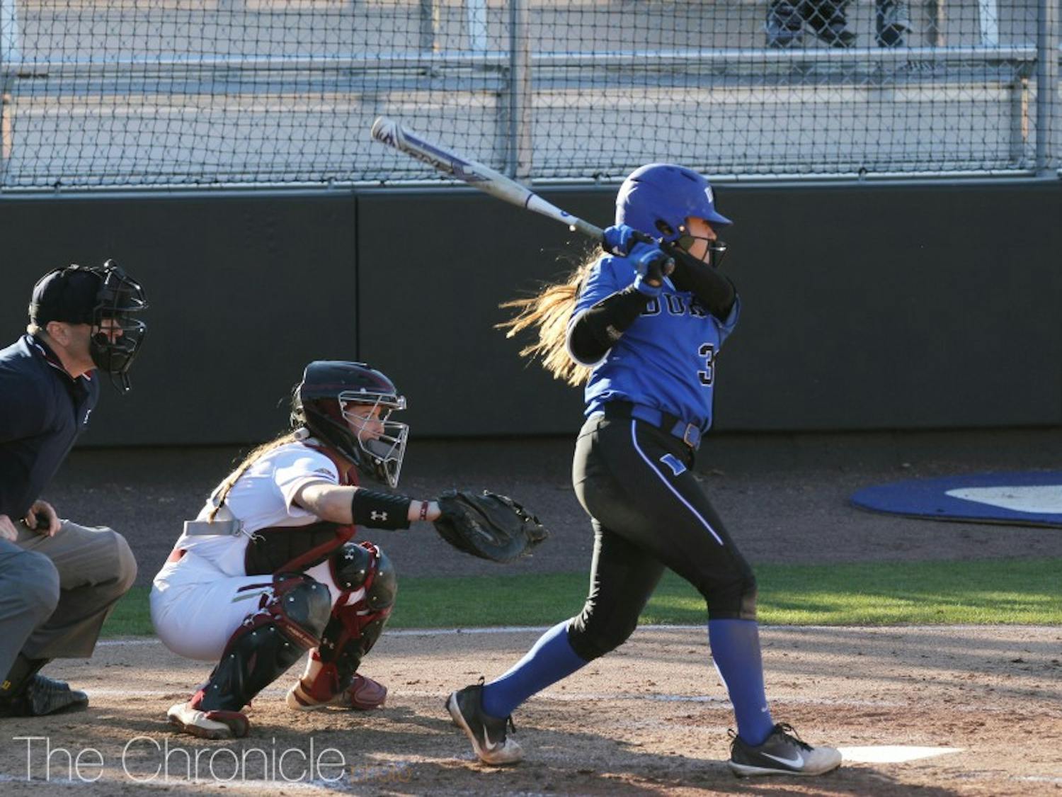 Haley Wymbs singled to set up Duke's fourth-inning rally in Sunday's decisive series finale.