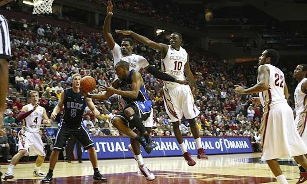 Florida State used a tough defense to hold Duke to its lowest point total this year.