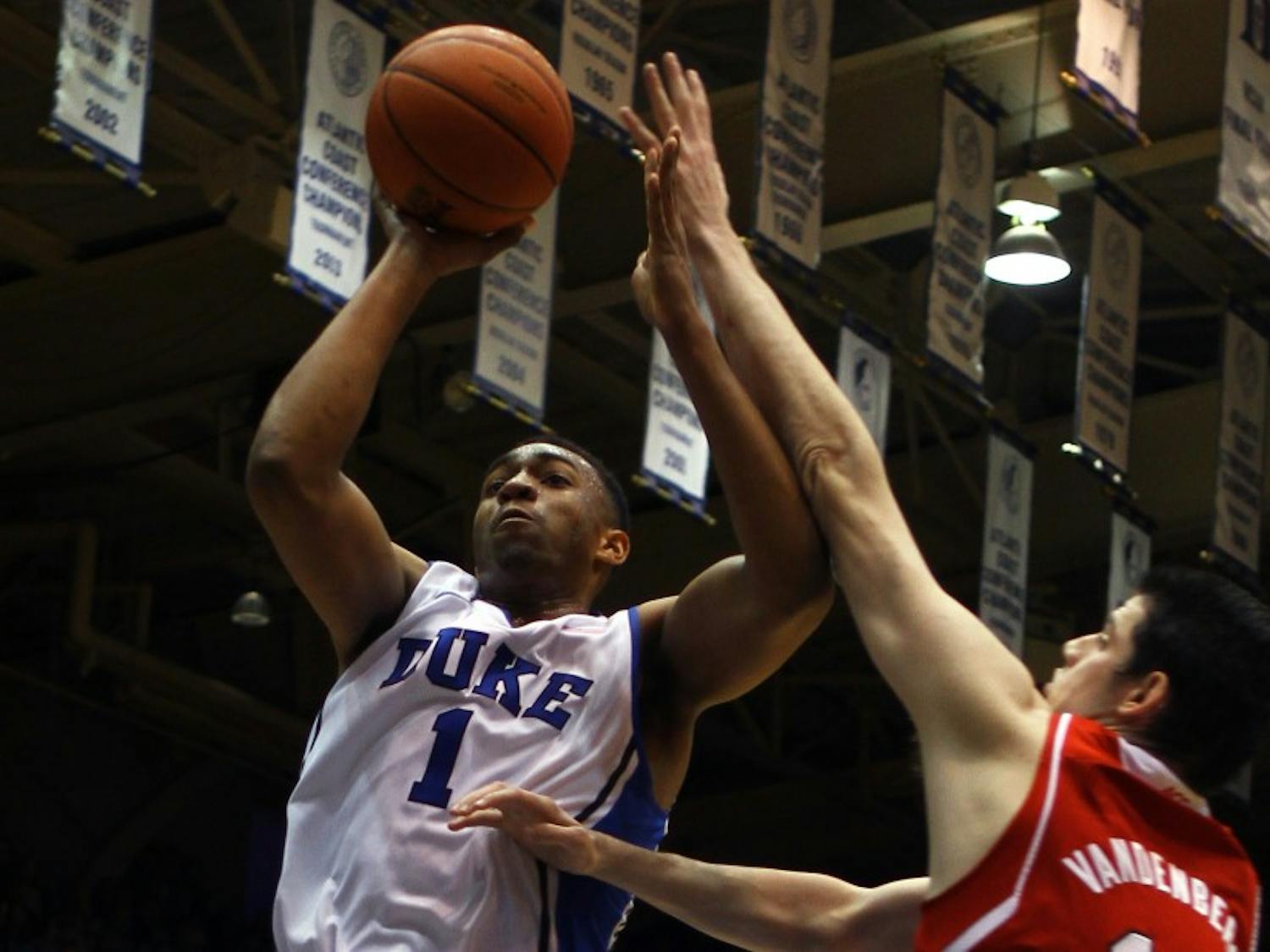 Jabari Parker led Duke’s rout against N.C. State with 23 points and will need to keep up his shooting touch to succeed against Miami’s zone defense.