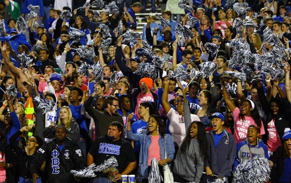 Unlike past seasons, the Blue Devils have developed a home field advantage at Wallace Wade Stadium this season.