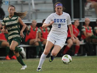 Senior Kelly Cobb scored one of three first-half goals to help pace the Blue Devils against UAB in Duke's home opener.