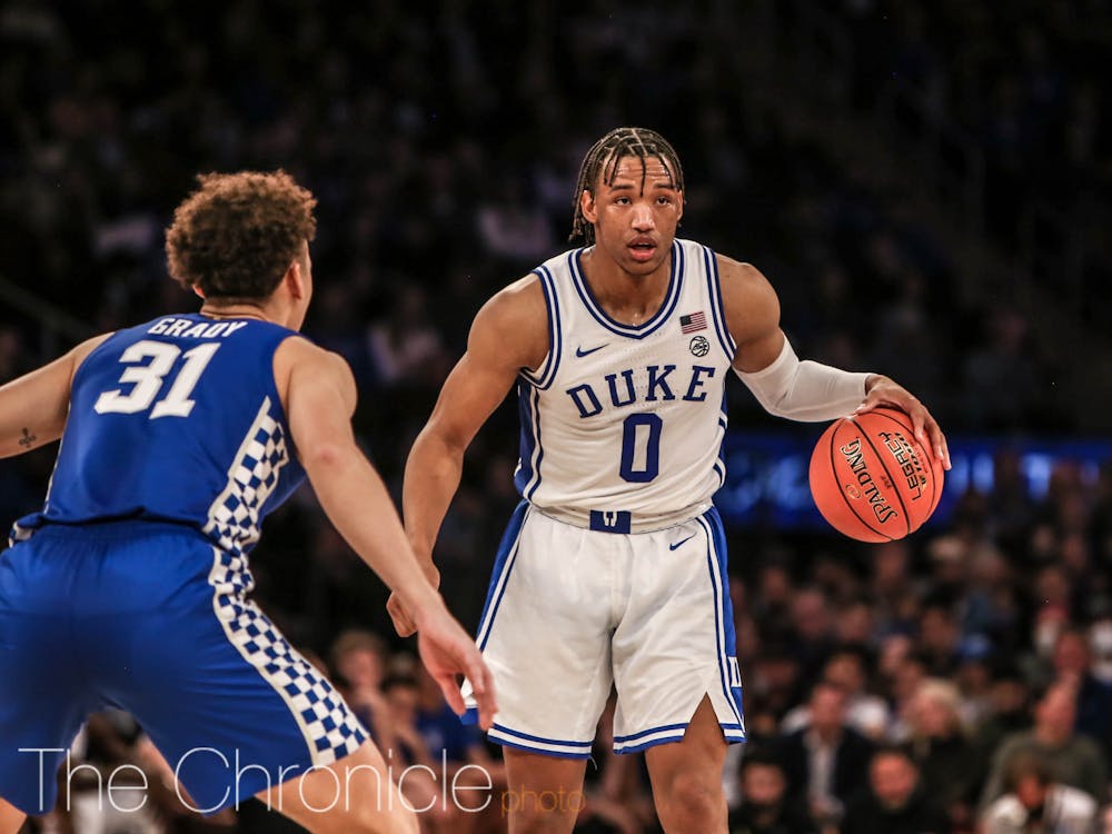 Wendell Moore Jr. put up eight points on perfect shooting in the opening 20 minutes.
