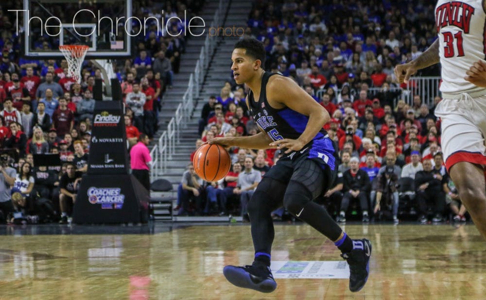 <p>Frank Jackson and the Blue Devils stayed at No. 5 in the AP Poll despite Kentucky's dramatic win against North Carolina.</p>