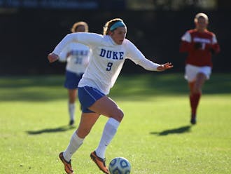 Kelly Cobb had an early shot ricochet off the crossbar, but Duke was unable to find the back of the net in a 3-0 loss to Virginia Tech.