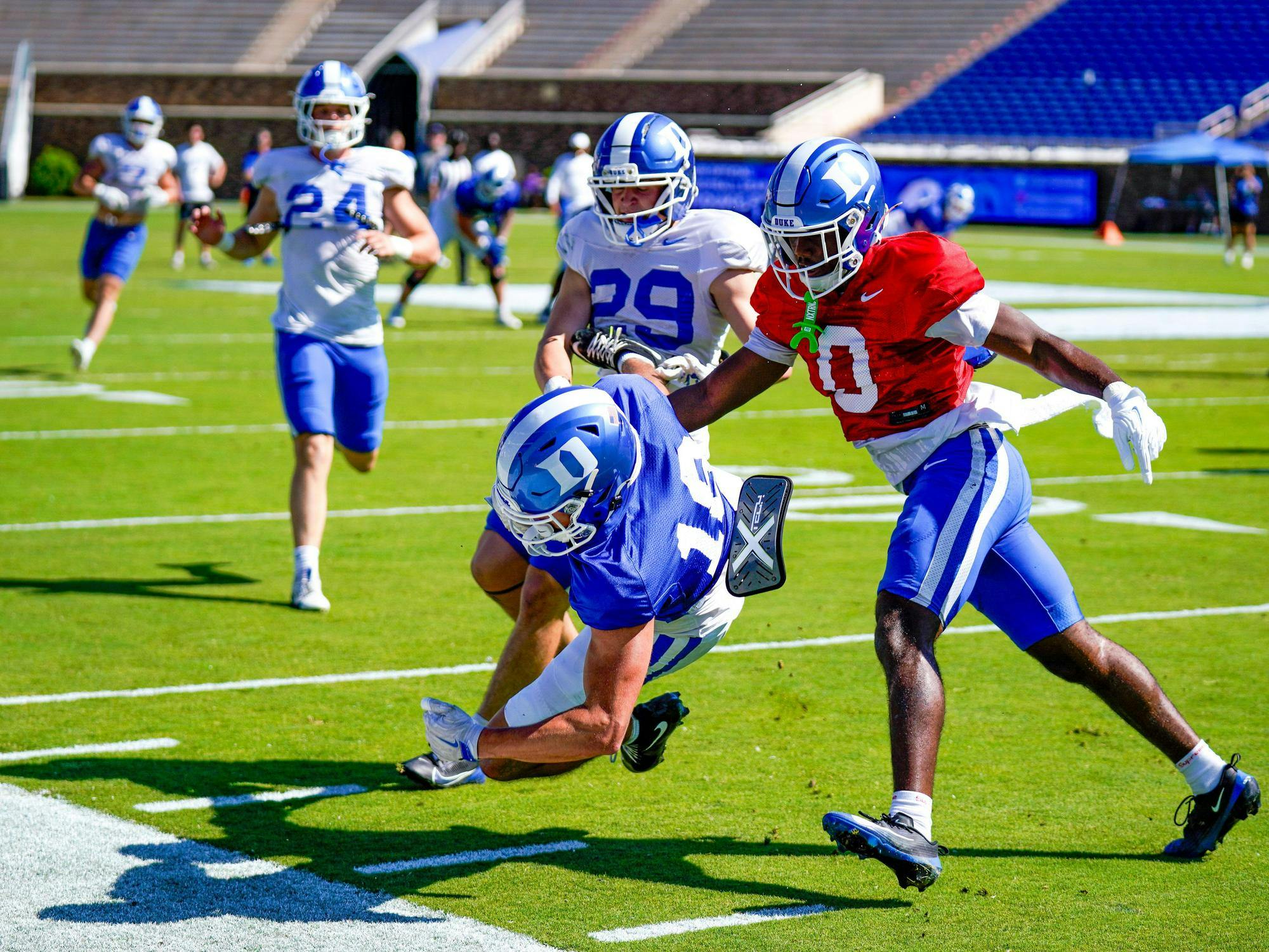 Duke football debuts newest talents in annual Blue & White scrimmage ...