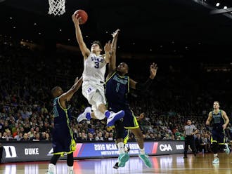 Grayson Allen went just 4-of-12 from the field, but turned in a double-double of 23 points and 10 rebounds thanks to 15 points from the free-throw line.