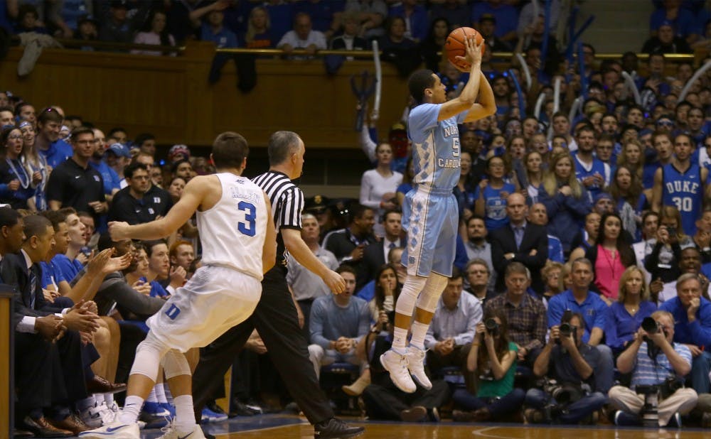 <p>Marcus Paige and his teammates were stunned by Kris Jenkins’ buzzer-beating 3-pointer to win the national championship.</p>