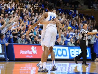 Brandon Ingram and Grayson Allen combined for 37 points as Duke celebrated Cameron Indoor Stadium’s 1,000th game with a win.