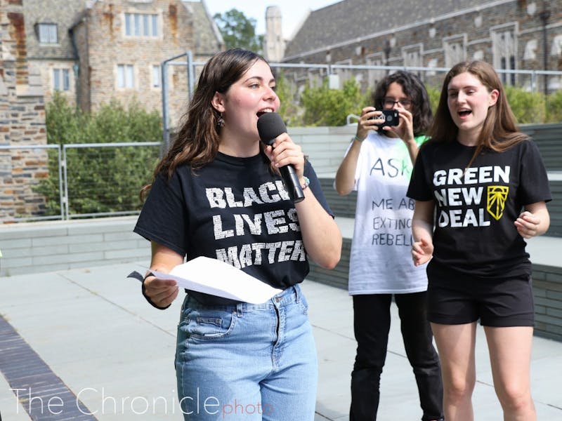 Duke climate rally calls for engagement amid climate change - Duke Chronicle