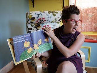 Formerly a librarian, Godfrey now works independently in her children’s storytelling venture.