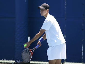 Nicolas Alvarez made it to the quarterfinals in the singles draw at the ITA Carolina Regional.