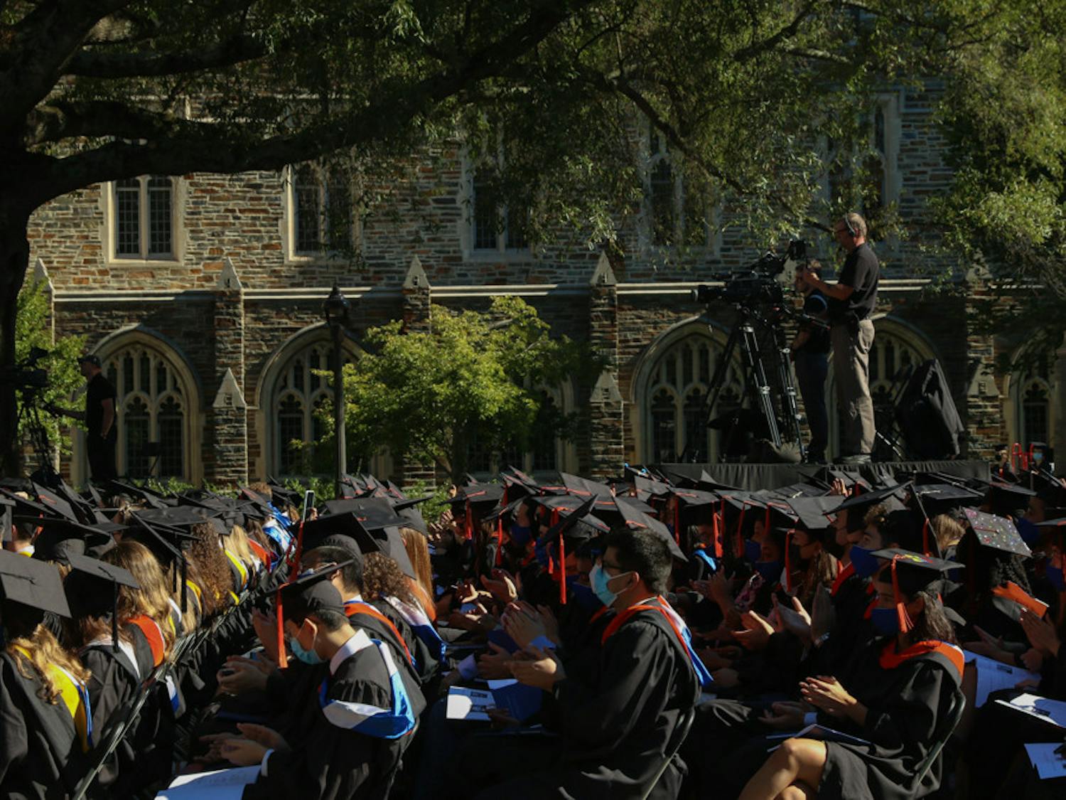 The commencement ceremony for the Class of 2020 took place on Sunday, Sept. 26 on Abele Quad.