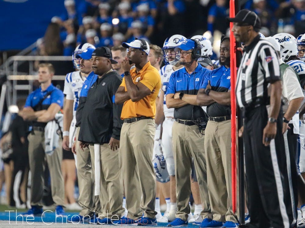 <p>David Cutcliffe and company went full-throttle against the Blue Raiders.</p>