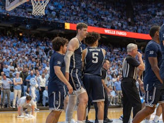 The Blue Devils scored 84 points in their last outing against the Tar Heels.