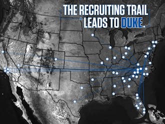 Duke draws its talent from all over the country, with a heavy focus on North Carolina, Georgia and Florida.