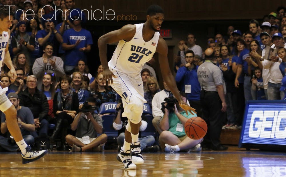 Amile Jefferson has posted back-to-back double-doubles to begin the year, and Duke will need another strong night from the senior forward to slow down a formidable Kentucky frontcourt Tuesday night in Chicago.