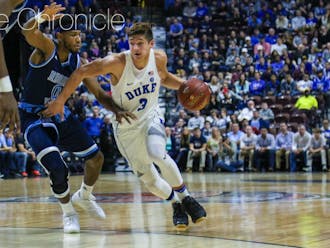 Grayson Allen scored his 1,000th career point Sunday despite dealing with leg and toe injuries.&nbsp;