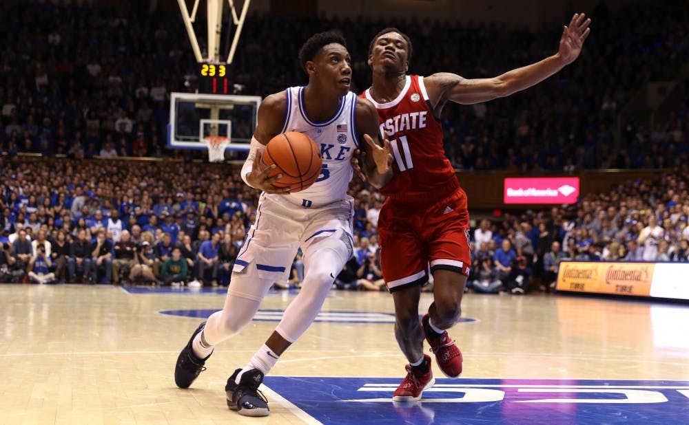 <p>R.J. Barrett has become more efficient in the last few games.</p>