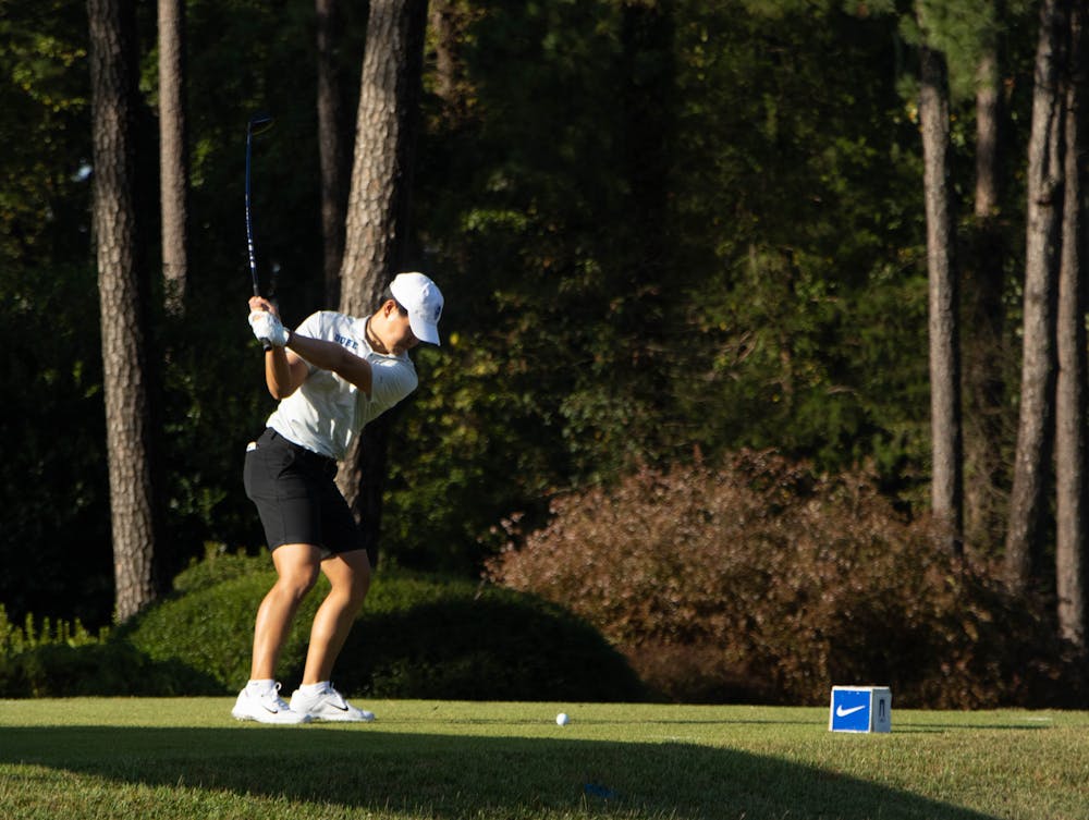 Bryan Kim finished as Duke's top individual at the Fighting Irish Classic. 